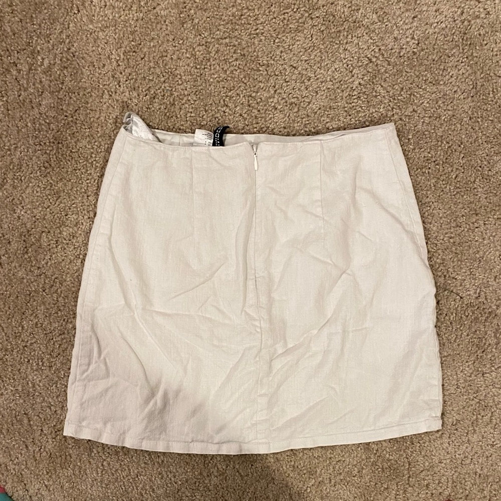 White Mini Skirt
